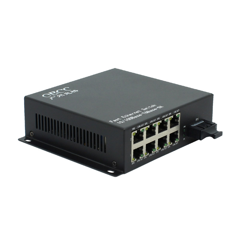百兆1光8電光纖收發(fā)器 百兆1光8電光纖收發(fā)器
