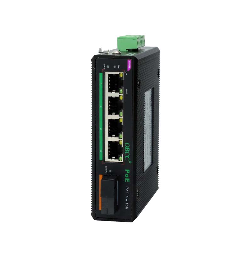 千兆1光4電工業PoE交換機 千兆1光4電工業PoE交換機