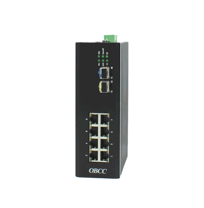 千兆2光8電工業PoE交換機 千兆2光8電工業PoE交換機