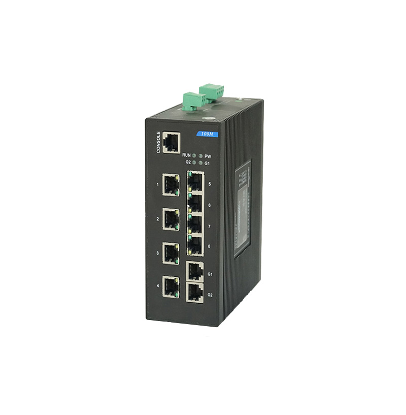 千兆1光1電+8個百兆電口PoE工業交換機 千兆1光1電+8個百兆電口PoE工業交換機