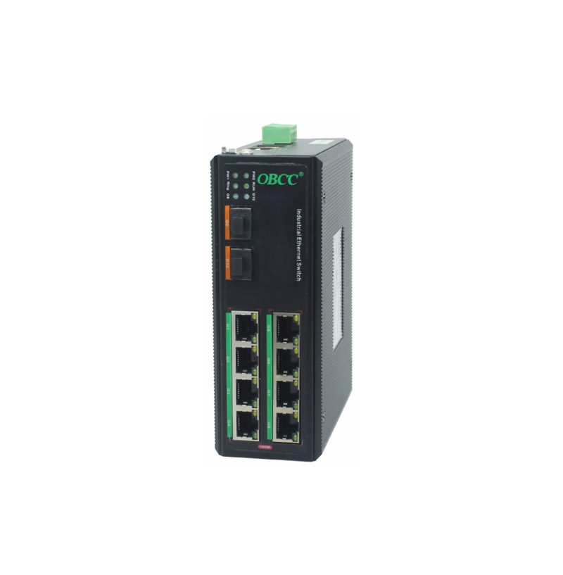 千兆2光8電網管型工業交換機 千兆2光8電網管型工業交換機